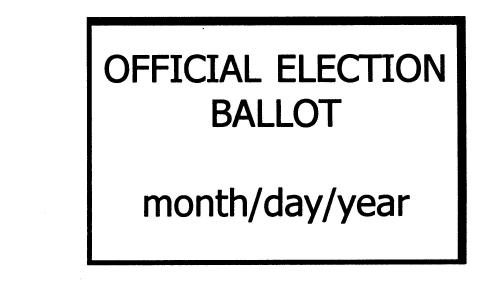 ballot stub