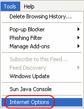 Tools Menu